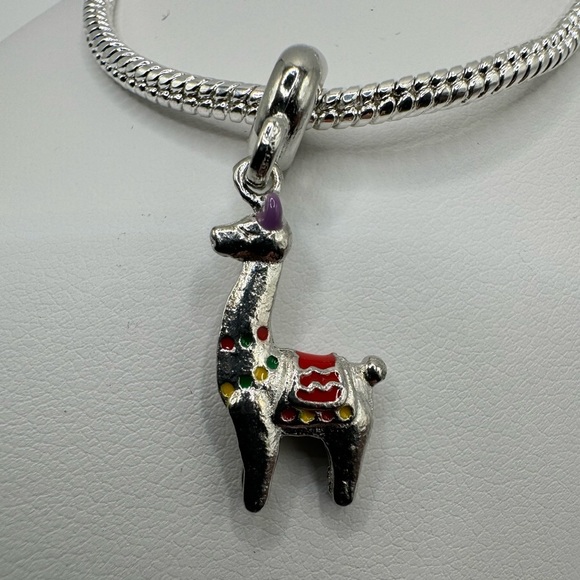 3/$15 Cute Little Alpaca Pandora-type European charm - Picture 7 of 7